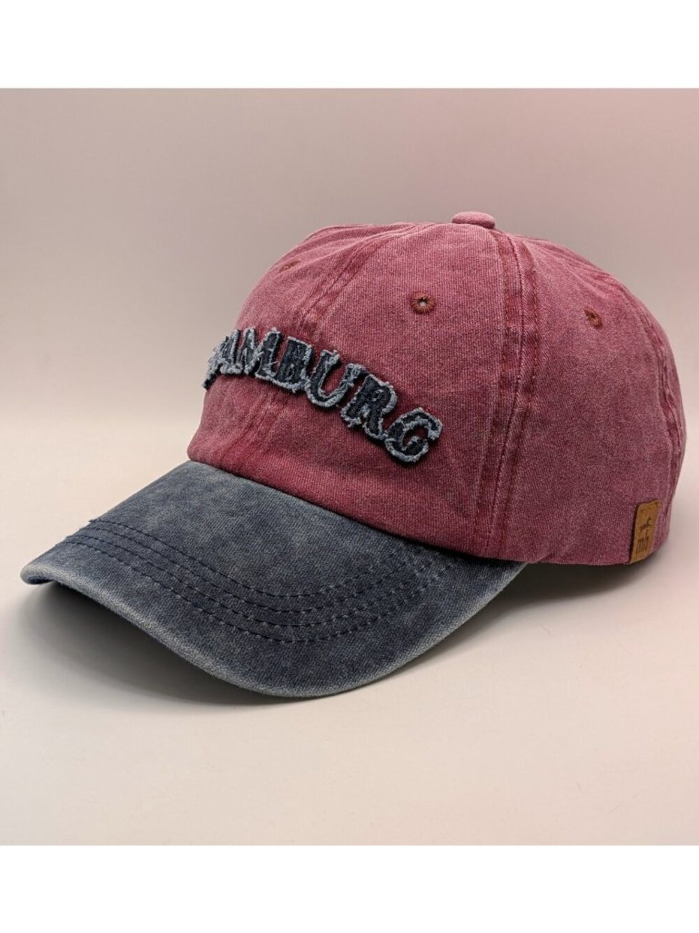 Hamburg Germany Red Blue mh Strap Back Adjustable Dad Cap Hat Tourist Souvenir